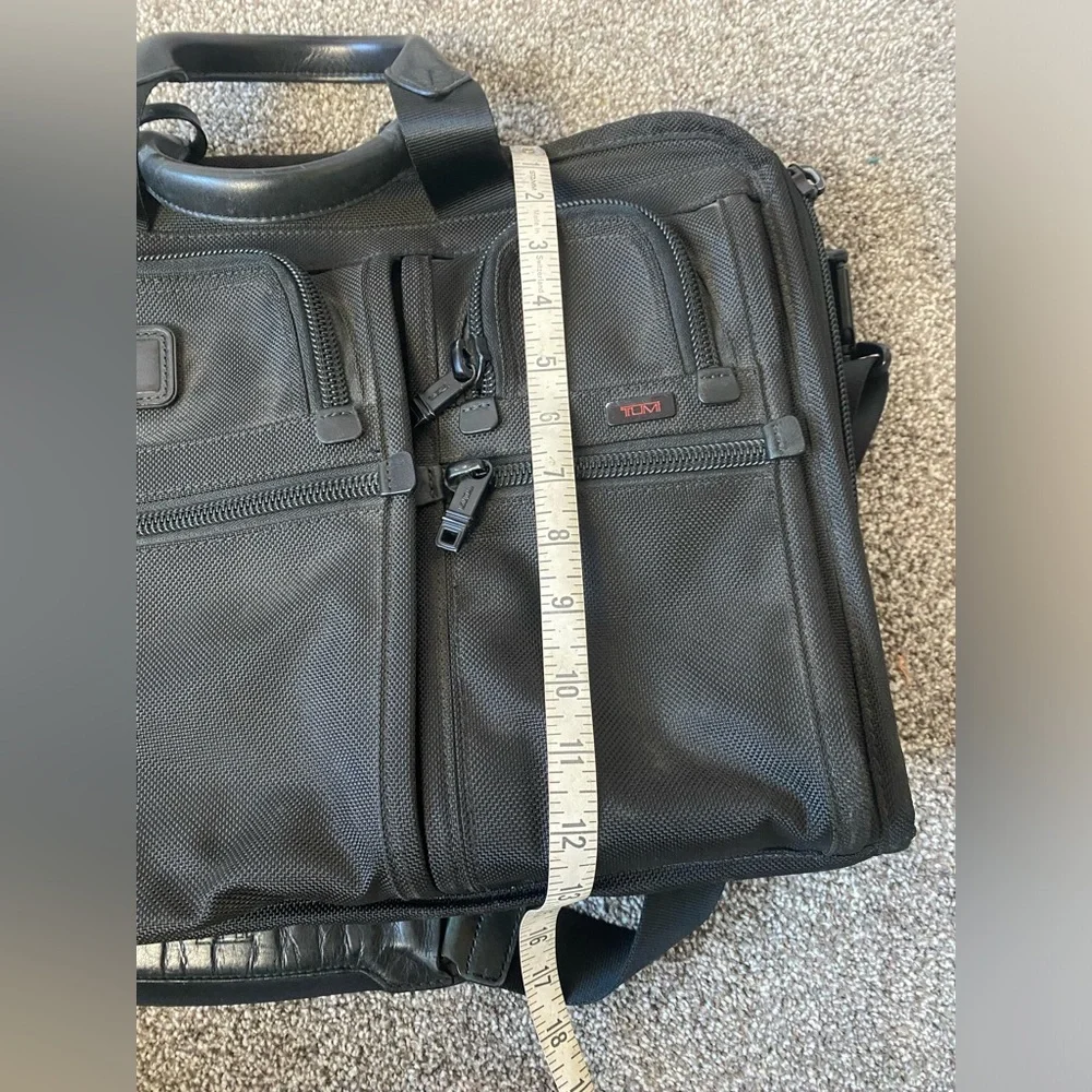 Tumi 2408-7 26114Dh Alpha Briefcase Nylon Black With Shoulder Strap